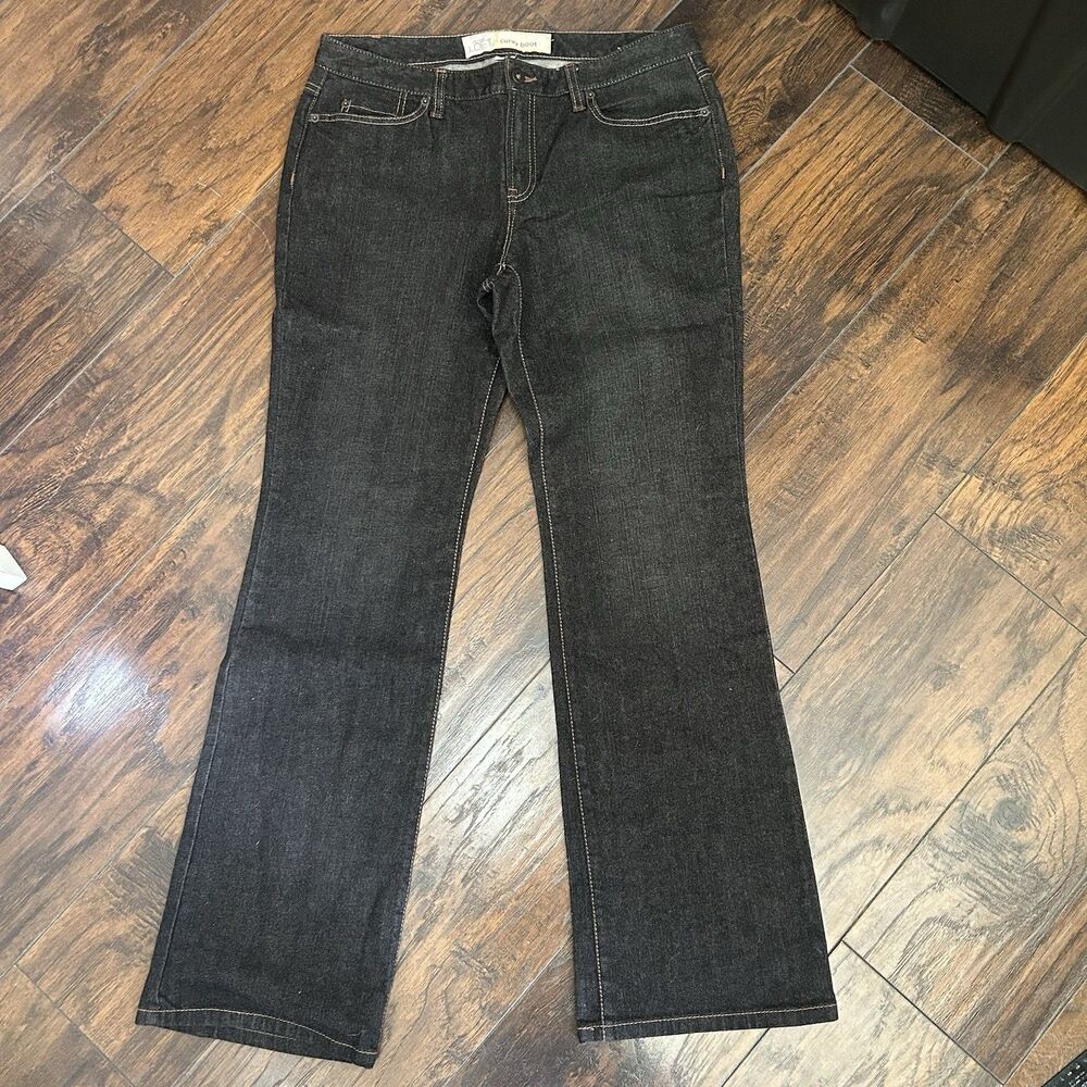 Ann Taylor Loft Curvy Boot Cut Jeans Size 12 Country Western Rodeo Riding NWT